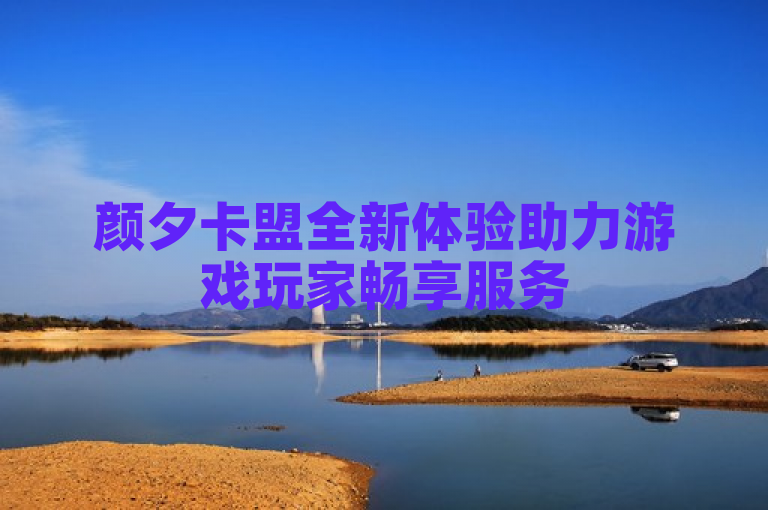 颜夕卡盟全新体验助力游戏玩家畅享服务