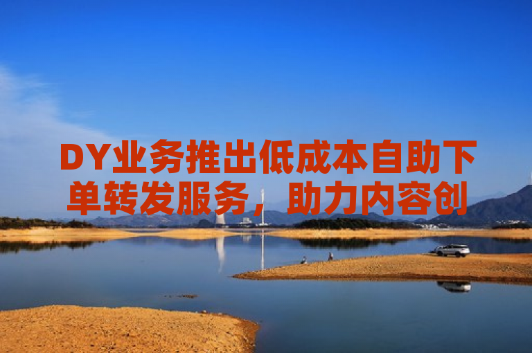DY业务推出低成本自助下单转发服务，助力内容创作者轻松提升曝光度