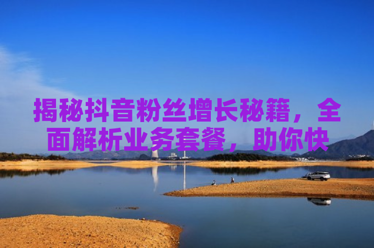揭秘抖音粉丝增长秘籍，全面解析业务套餐，助你快速提升关注度！