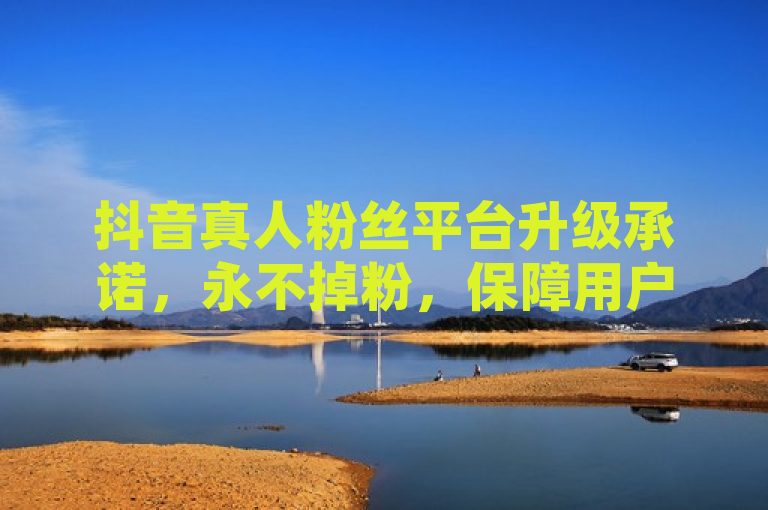 抖音真人粉丝平台升级承诺,永不掉粉,保障用户增长稳定