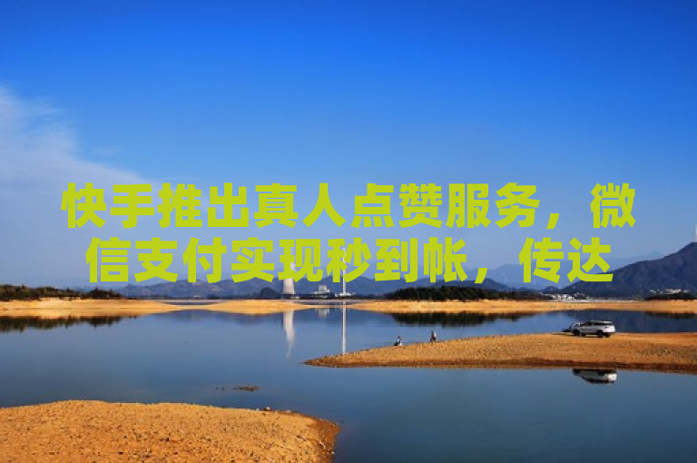 快手推出真人点赞服务，微信支付实现秒到帐，传达了快手新推出的一元100个真人点赞业务，并突出其通过微信支付实现的快速到账特点。