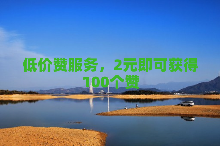 低价赞服务，2元即可获得100个赞