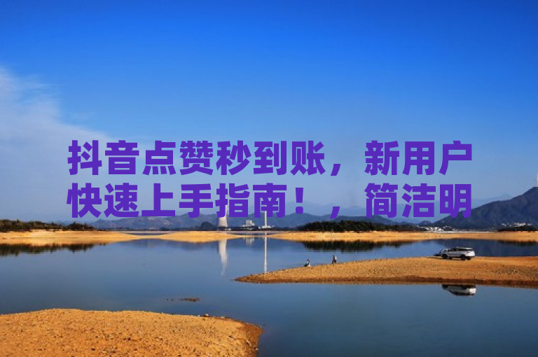 抖音点赞秒到账，新用户快速上手指南！，简洁明了地传达了关键信息——即存在一个能够实现抖音点赞秒级到账的网址，同时强调了该服务面向新人的易用性与必要性。