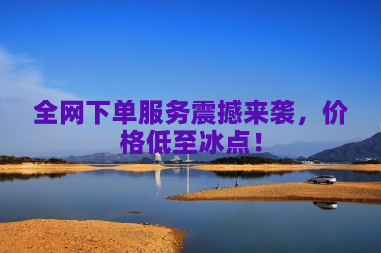 全网下单服务震撼来袭，价格低至冰点！