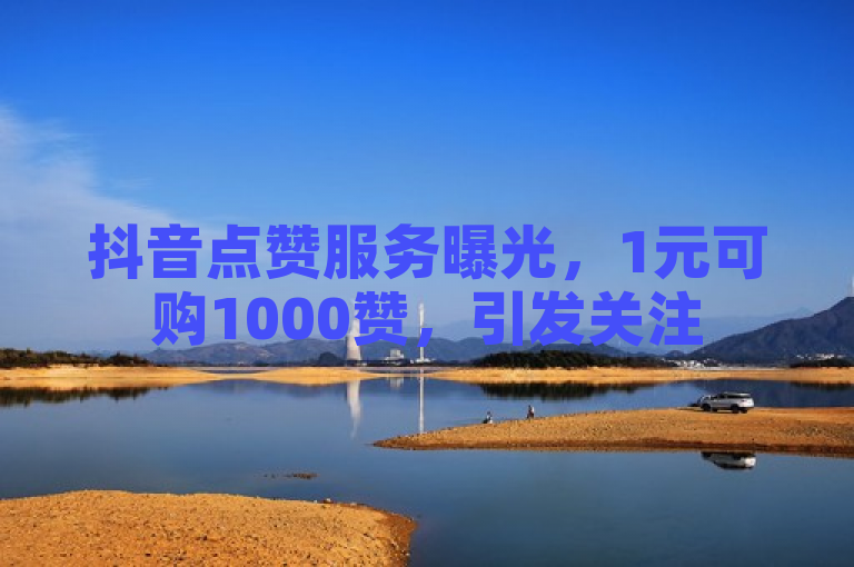 抖音点赞服务曝光，1元可购1000赞，引发关注