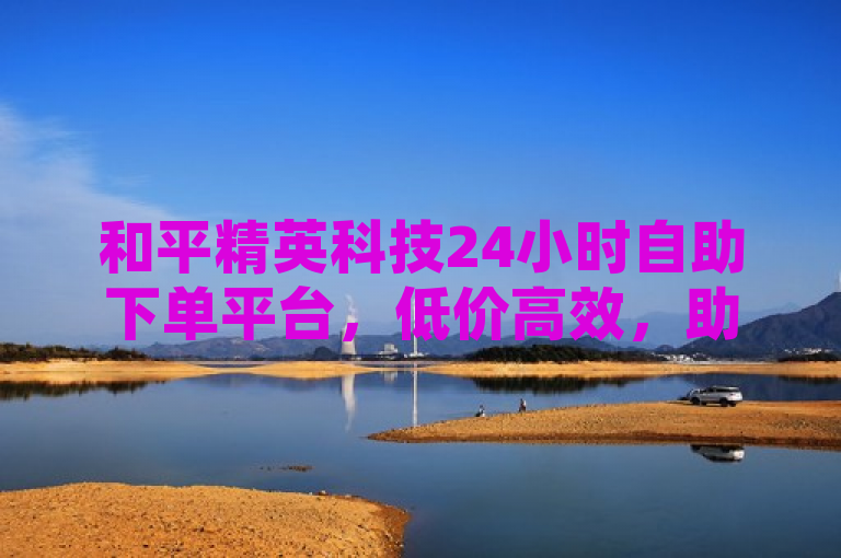 和平精英科技24小时自助下单平台，低价高效，助力游戏热潮再燃！