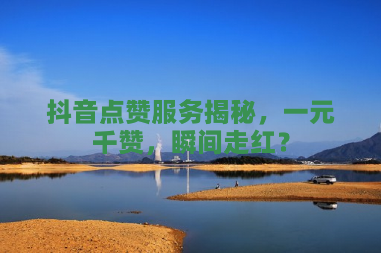 抖音点赞服务揭秘，一元千赞，瞬间走红？