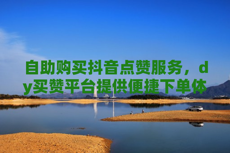自助购买抖音点赞服务，dy买赞平台提供便捷下单体验
