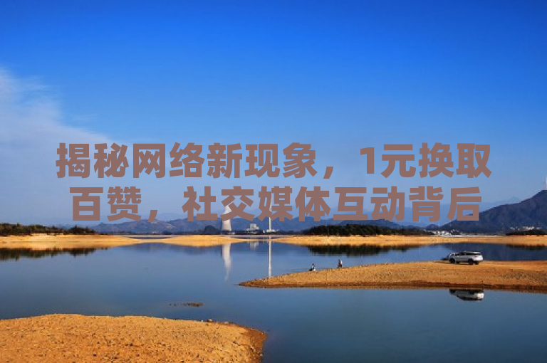 揭秘网络新现象，1元换取百赞，社交媒体互动背后的低成本策略