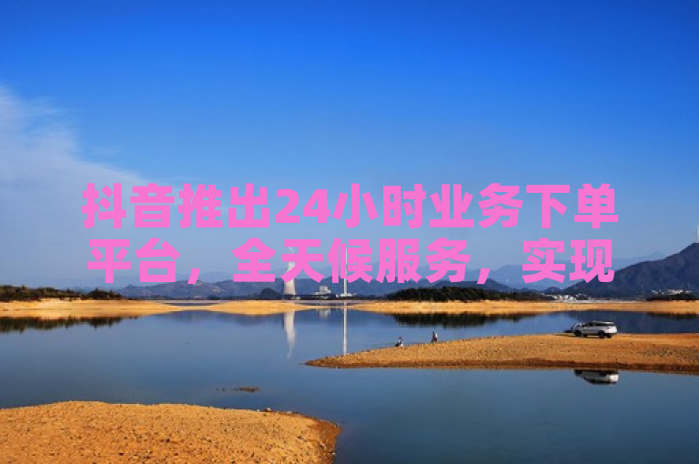 抖音推出24小时业务下单平台，全天候服务，实现极速下单体验！