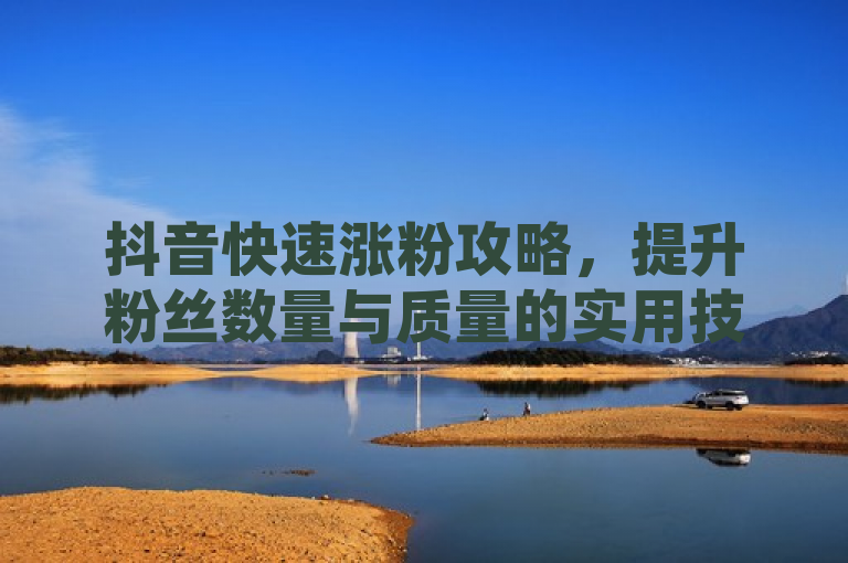 抖音快速涨粉攻略，提升粉丝数量与质量的实用技巧，既突出了快速涨粉这一核心需求，又涵盖了提升粉丝数量和质量两个方面，符合您提供的文章内容，适合作为新闻类的标题。
