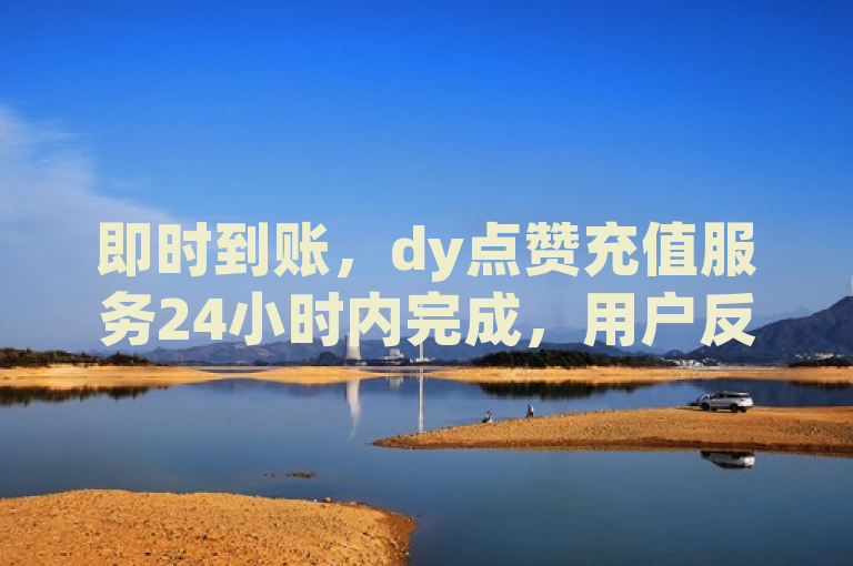 即时到账,dy点赞充值服务24小时内完成,用户反馈热烈!