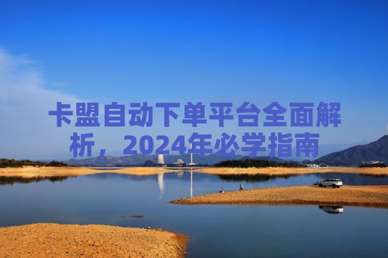 卡盟自动下单平台全面解析，2024年必学指南