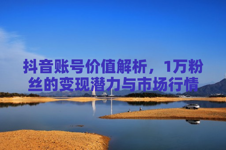 抖音账号价值解析，1万粉丝的变现潜力与市场行情
