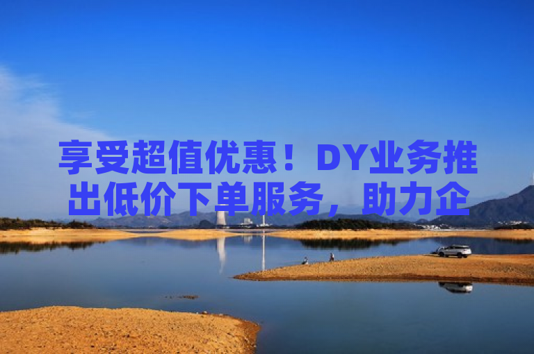 享受超值优惠！DY业务推出低价下单服务，助力企业高效发展