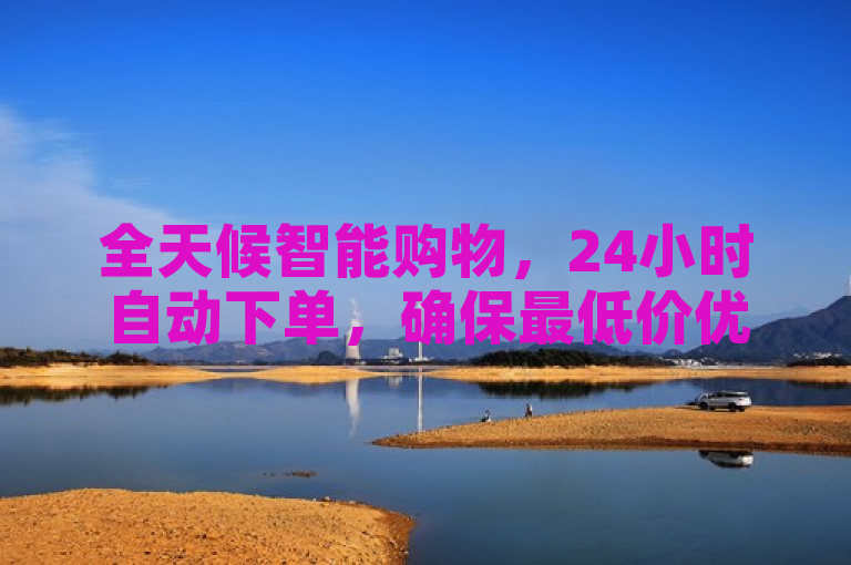 全天候智能购物，24小时自动下单，确保最低价优惠
