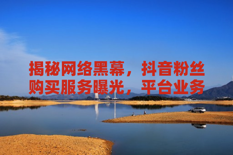 揭秘网络黑幕，抖音粉丝购买服务曝光，平台业务网惊现免费下单漏洞