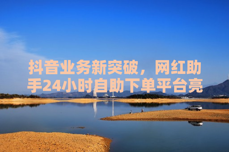 抖音业务新突破，网红助手24小时自助下单平台亮相，卡盟助力无界探索