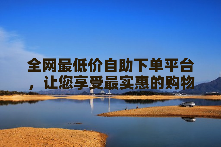 全网最低价自助下单平台，让您享受最实惠的购物体验！