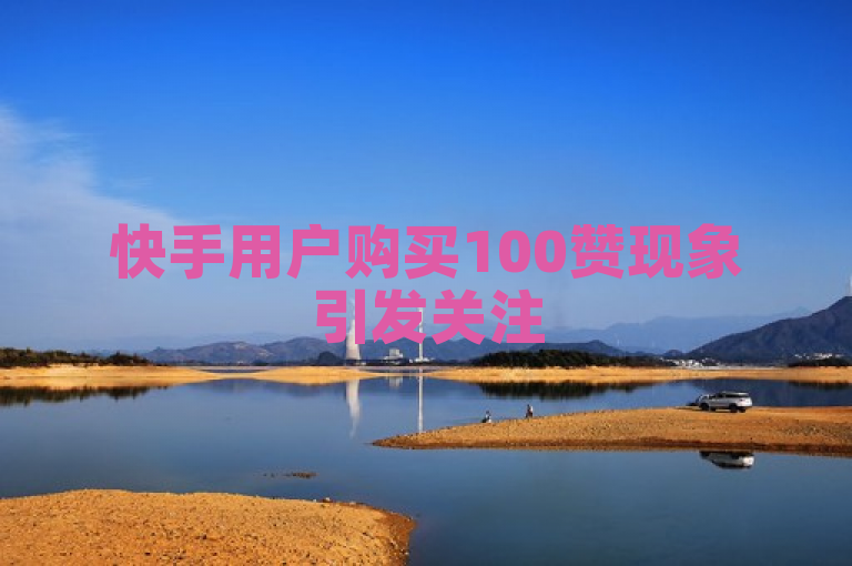 快手用户购买100赞现象引发关注
