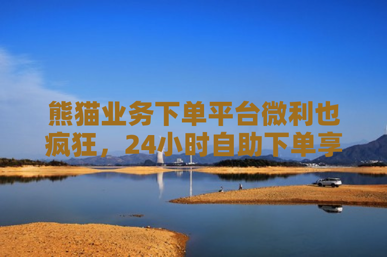 熊猫业务下单平台微利也疯狂，24小时自助下单享低价优惠！，突出了熊猫业务下单平台的特点和优势，包括24小时自助下单、低价优惠以及即使微利也能疯狂的服务。同时，使用了感叹号增加了标题的吸引力和紧迫感。