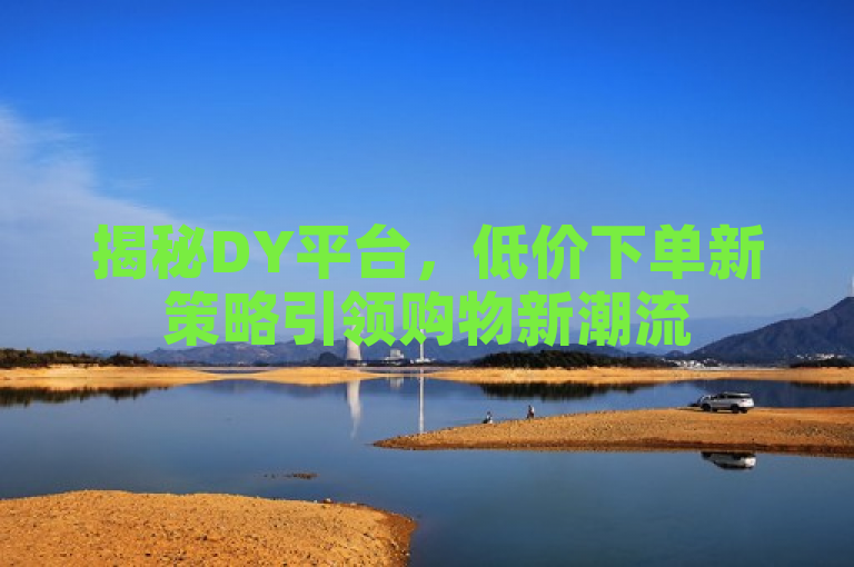 揭秘DY平台，低价下单新策略引领购物新潮流