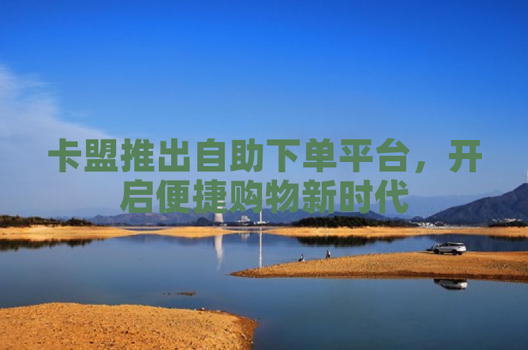 卡盟推出自助下单平台，开启便捷购物新时代