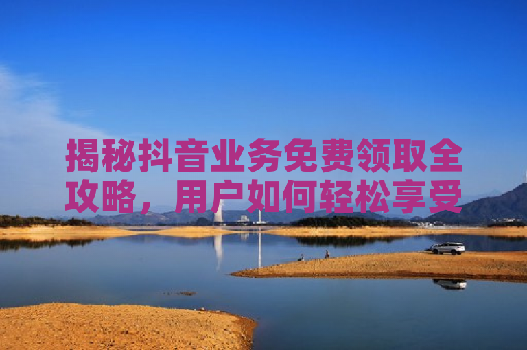 揭秘抖音业务免费领取全攻略，用户如何轻松享受福利
