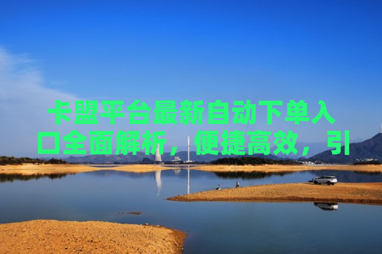 卡盟平台最新自动下单入口全面解析，便捷高效，引领行业新趋势