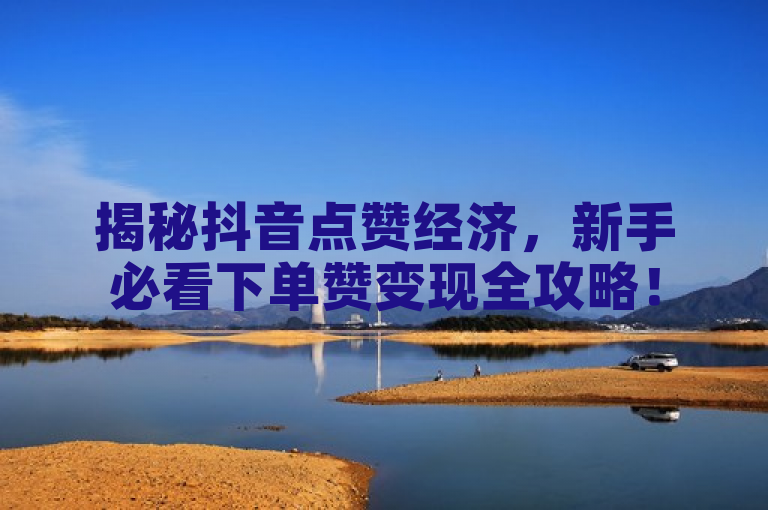 揭秘抖音点赞经济，新手必看下单赞变现全攻略！