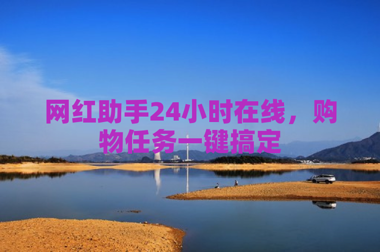 网红助手24小时在线，购物任务一键搞定
