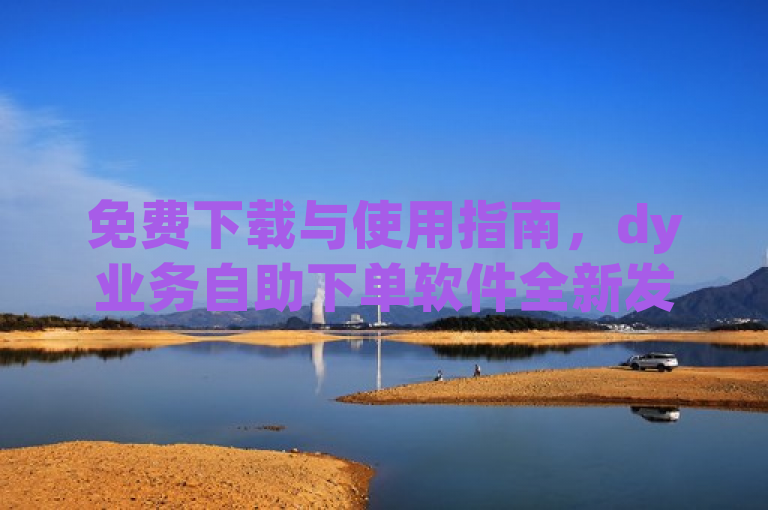 免费下载与使用指南，dy业务自助下单软件全新发布