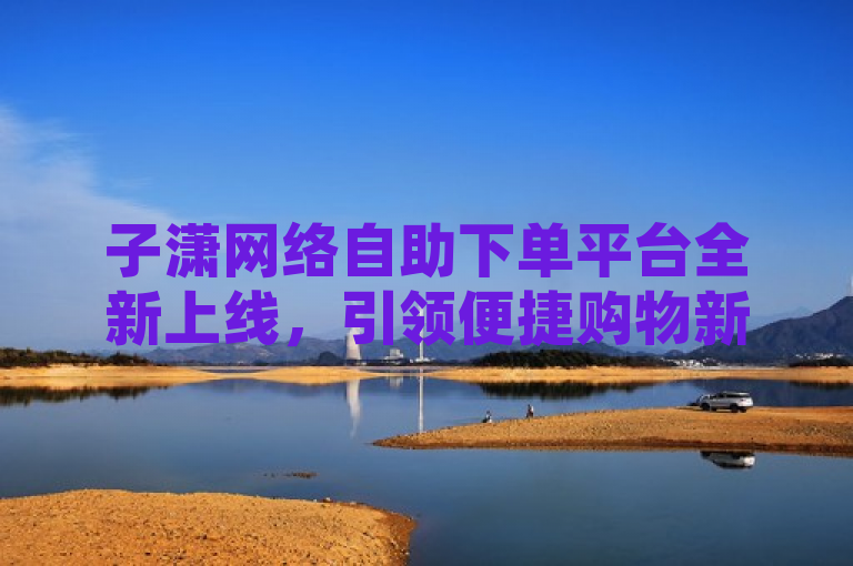 子潇网络自助下单平台全新上线，引领便捷购物新潮流，概括了子潇网络推出的自助下单功能，强调其带给消费者的全新、便捷的购物体验。