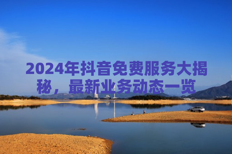 2024年抖音免费服务大揭秘，最新业务动态一览