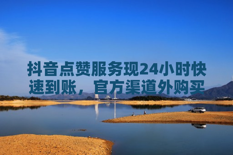 抖音点赞服务现24小时快速到账，官方渠道外购买需谨慎