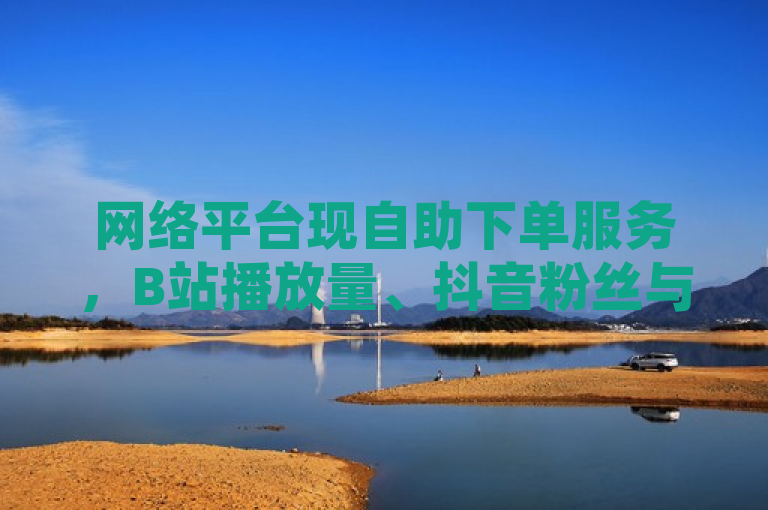 网络平台现自助下单服务，B站播放量、抖音粉丝与快手在线互动助力