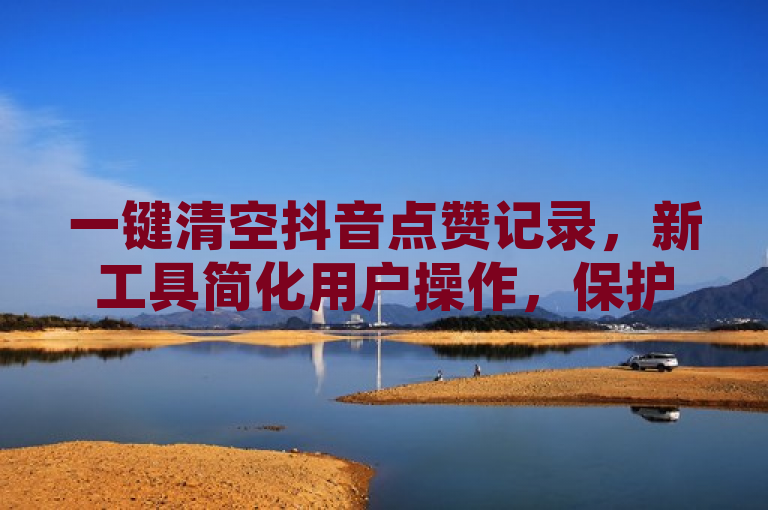 一键清空抖音点赞记录，新工具简化用户操作，保护隐私，简洁明了地传达了新闻的核心内容，即存在一款新软件或工具能够帮助用户轻松清理他们在抖音上的点赞记录。这符合新闻报道中对于标题的具体和数据驱动的要求，同时也留有一定的悬念，吸引读者想要了解更多关于这款工具的信息。