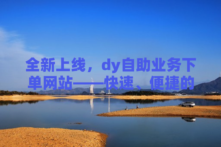 全新上线，dy自助业务下单网站——快速、便捷的一站式服务平台