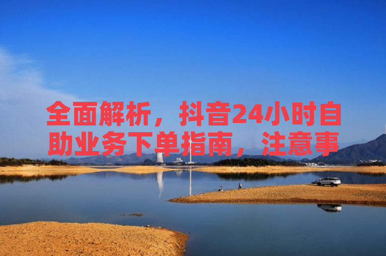 全面解析，抖音24小时自助业务下单指南，注意事项与操作步骤一览
