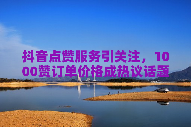 抖音点赞服务引关注，1000赞订单价格成热议话题