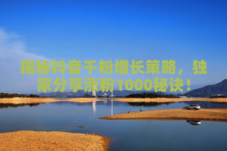 揭秘抖音千粉增长策略，独家分享涨粉1000秘诀！