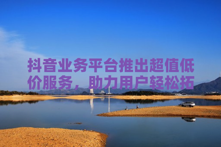 抖音业务平台推出超值低价服务，助力用户轻松拓展影响力