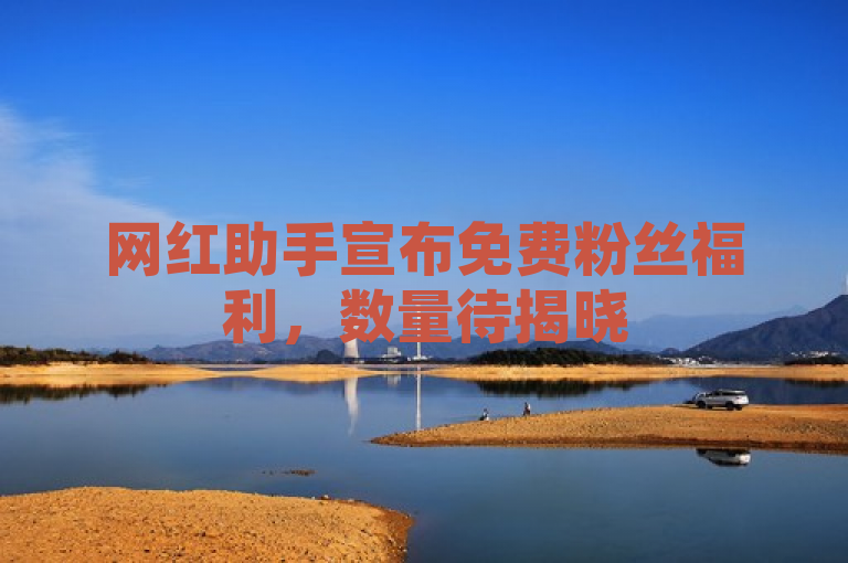 网红助手宣布免费粉丝福利，数量待揭晓