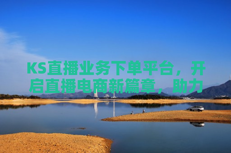 KS直播业务下单平台，开启直播电商新篇章，助力商家轻松下单！