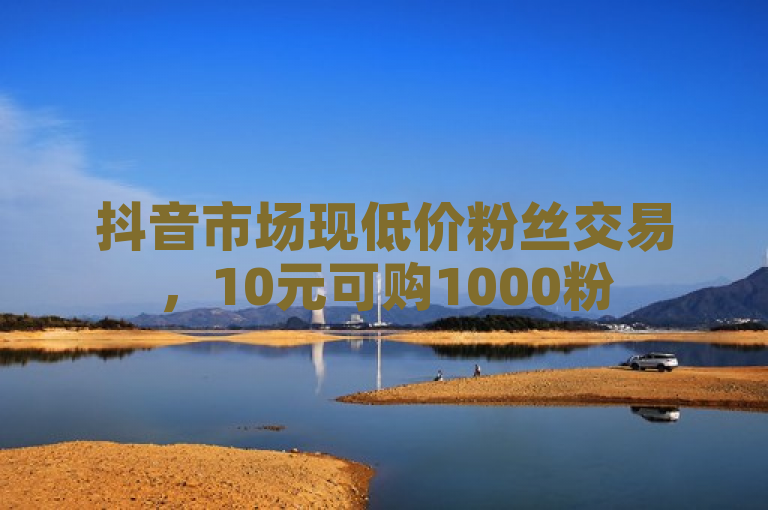 抖音市场现低价粉丝交易，10元可购1000粉