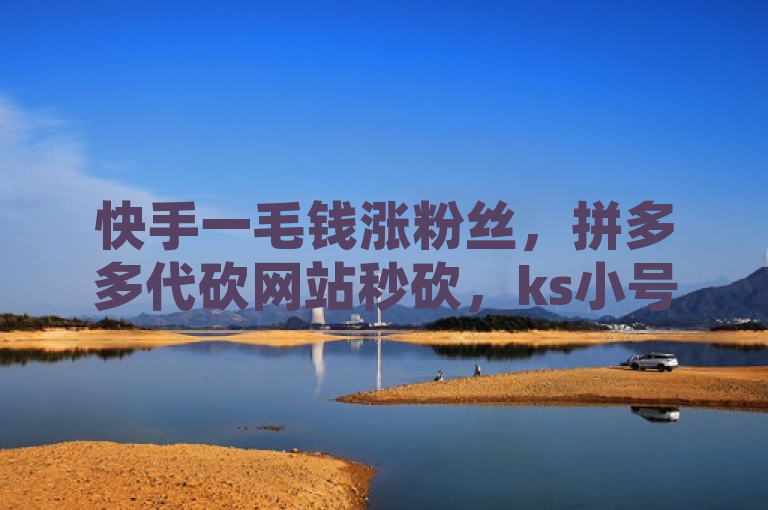 快手一毛钱涨粉丝，拼多多代砍网站秒砍，ks小号批发出租——网络增粉与砍价新策略解析