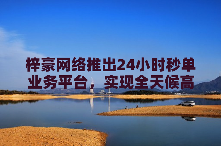 梓豪网络推出24小时秒单业务平台，实现全天候高效服务