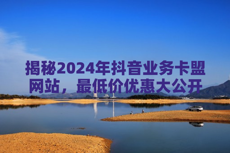 揭秘2024年抖音业务卡盟网站，最低价优惠大公开，把握最优交易机会！