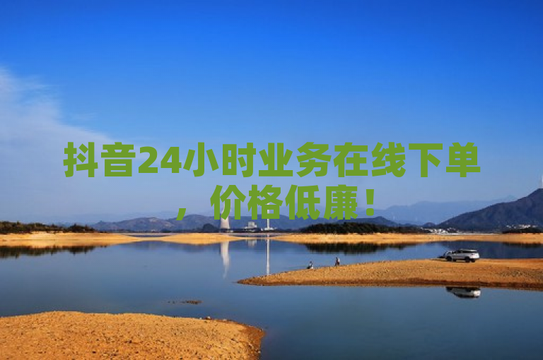 抖音24小时业务在线下单，价格低廉！