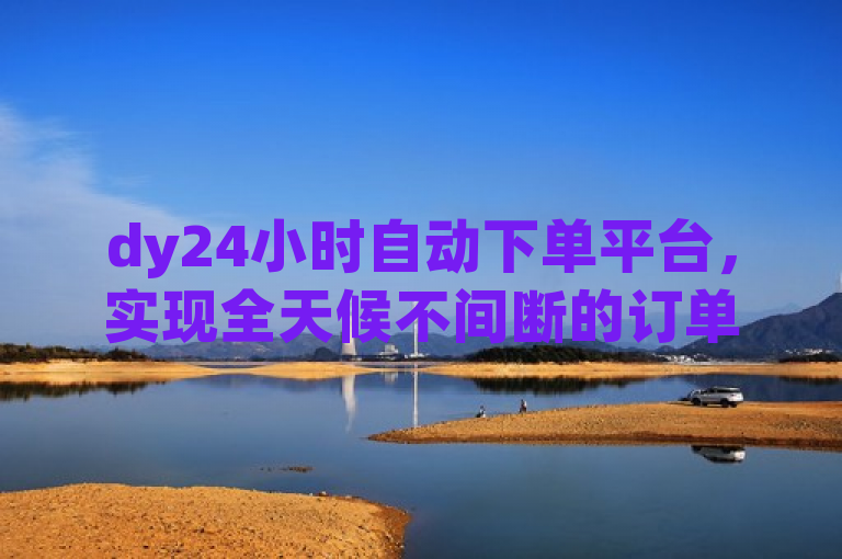 dy24小时自动下单平台，实现全天候不间断的订单处理。